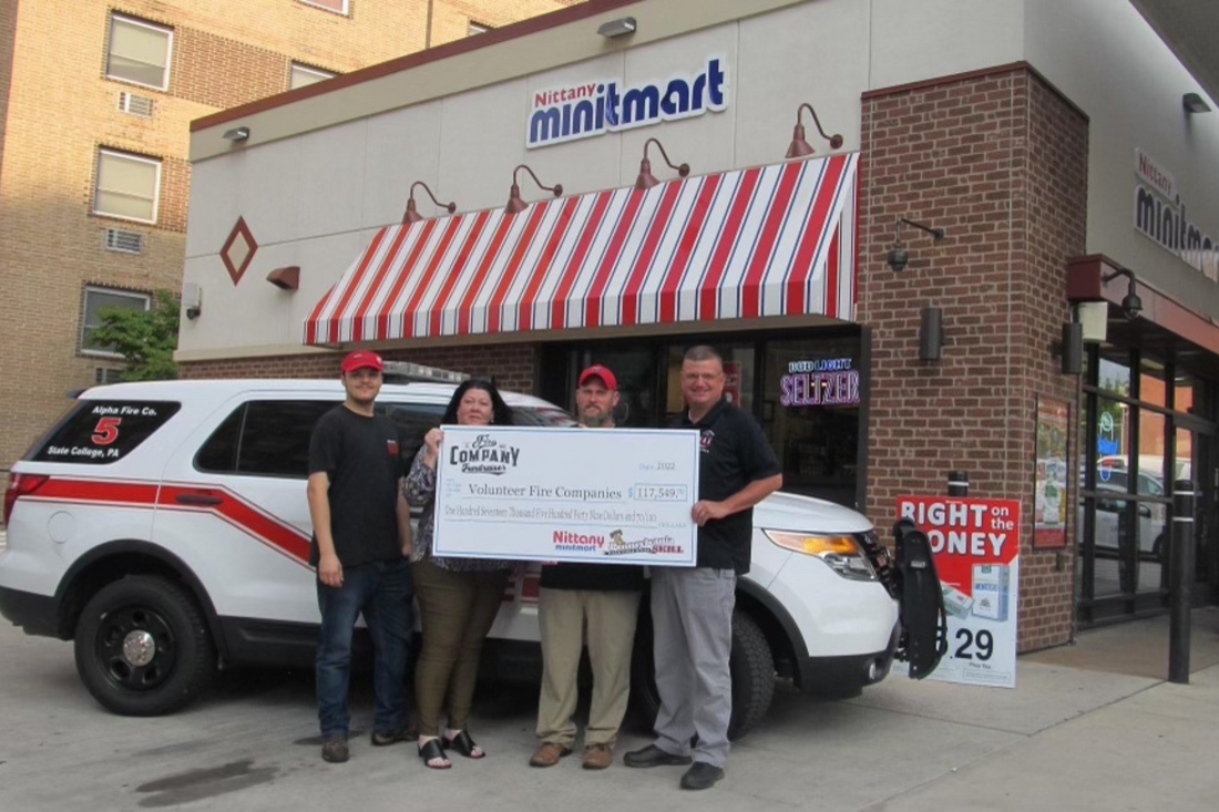 Nittany MinitMart & PA Skill Raise Record Amount for Volunteer Fire Companies