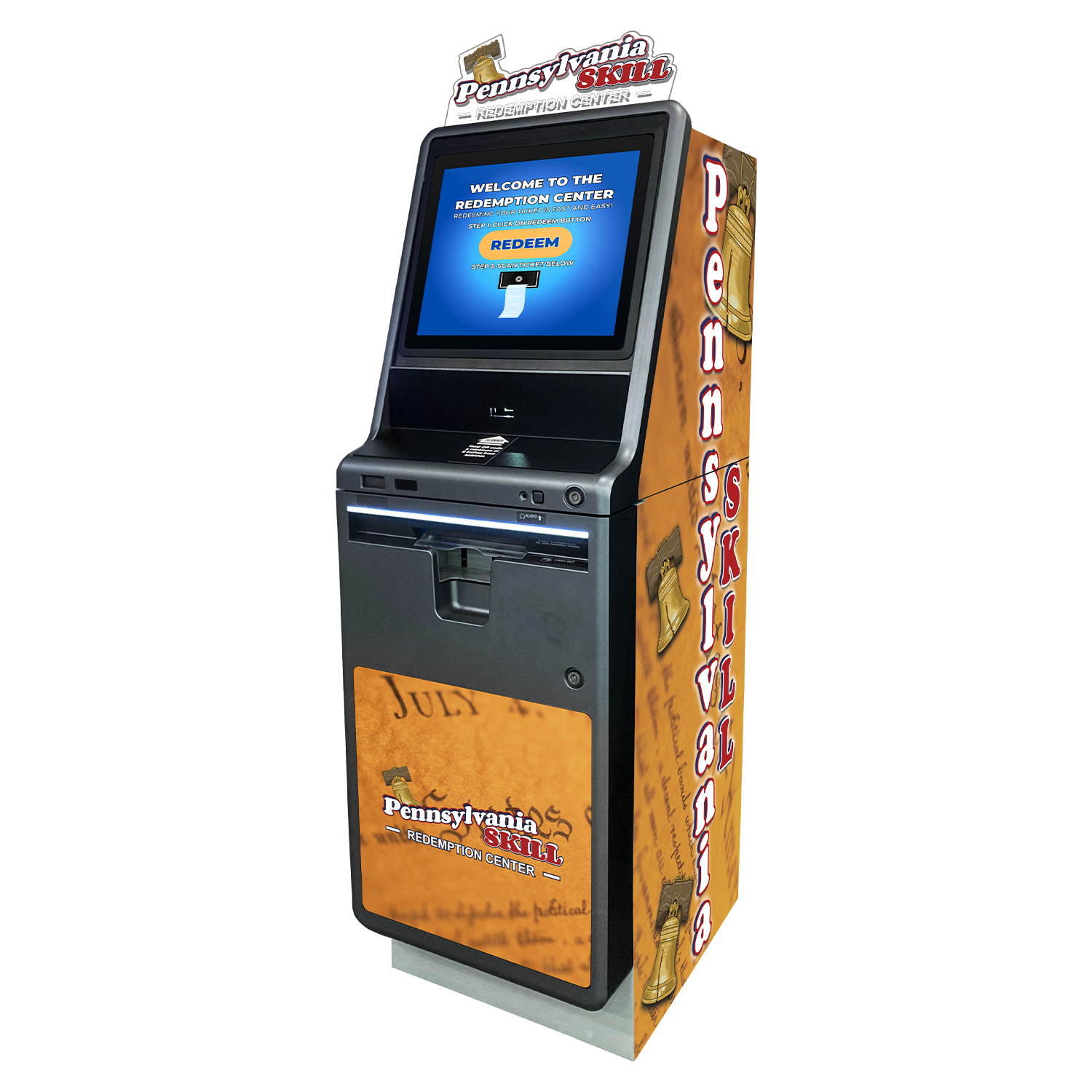 M 5400 TRT (Ticket Redemption Terminal) by Miele Manufacturing (Miele MFG) for Pennsylvania Skill (PA Skill)