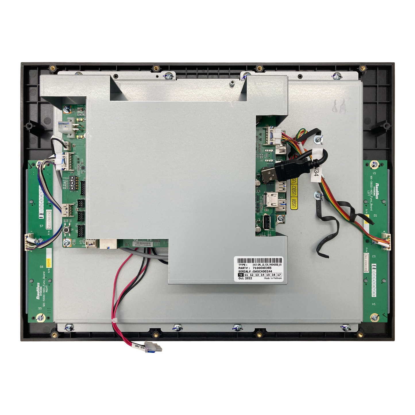 Sold by Miele Manufacturing (Miele MFG). Hyosung 5400SE LCD, Motherboard, and Bezel Complete Assembly sold as a complete set from Miele Manufacturing