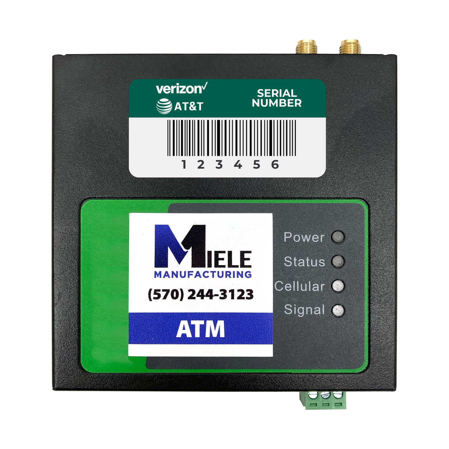 M 22 Wireless Connectivity Device. Miele Manufacturing’s wireless plan connects you to your locations with the nation’s leading carriers, Verizon and AT&T, allowing you to pay only for the data used. With no contract required, you can suspend your data plan at any time.