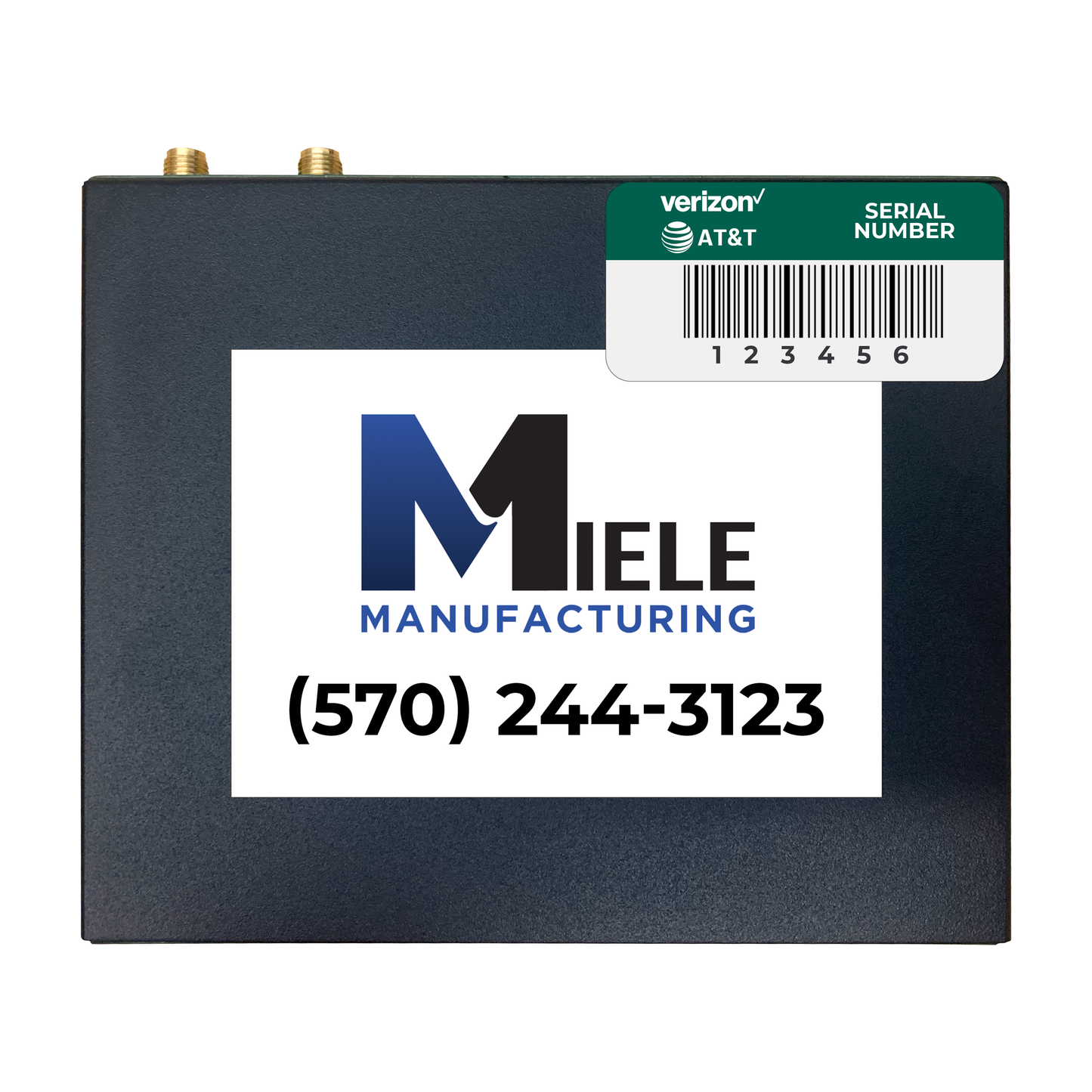 M 55 Wireless Connectivity device. Miele Manufacturing’s wireless plan connects you to your locations with the nation’s leading carriers, Verizon and AT&T, allowing you to pay only for the data used. With no contract required, you can suspend your data plan at any time.