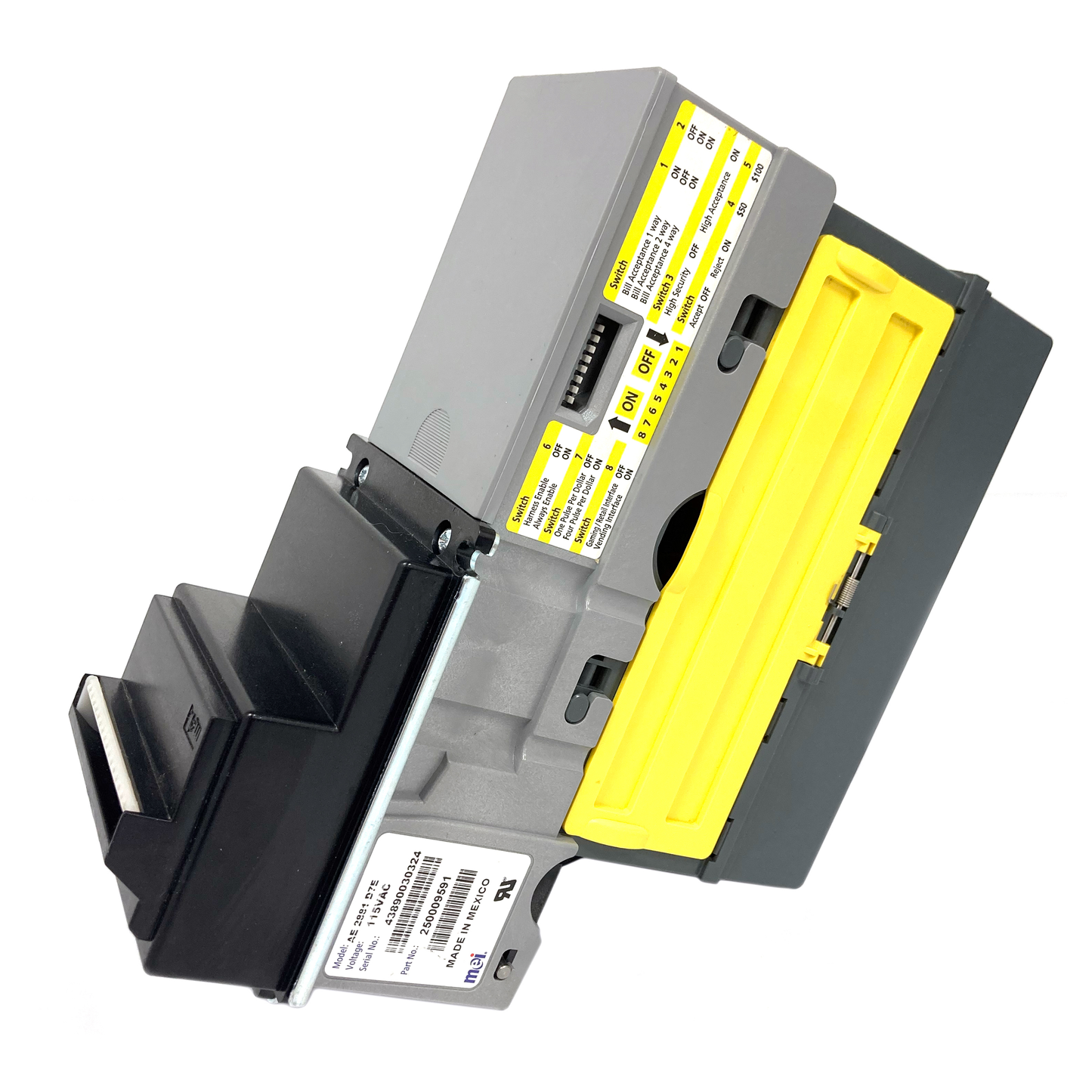 This MEI Bill Acceptor was the standard for most Pennsylvania Skill machines made prior to the Summer of 2019.