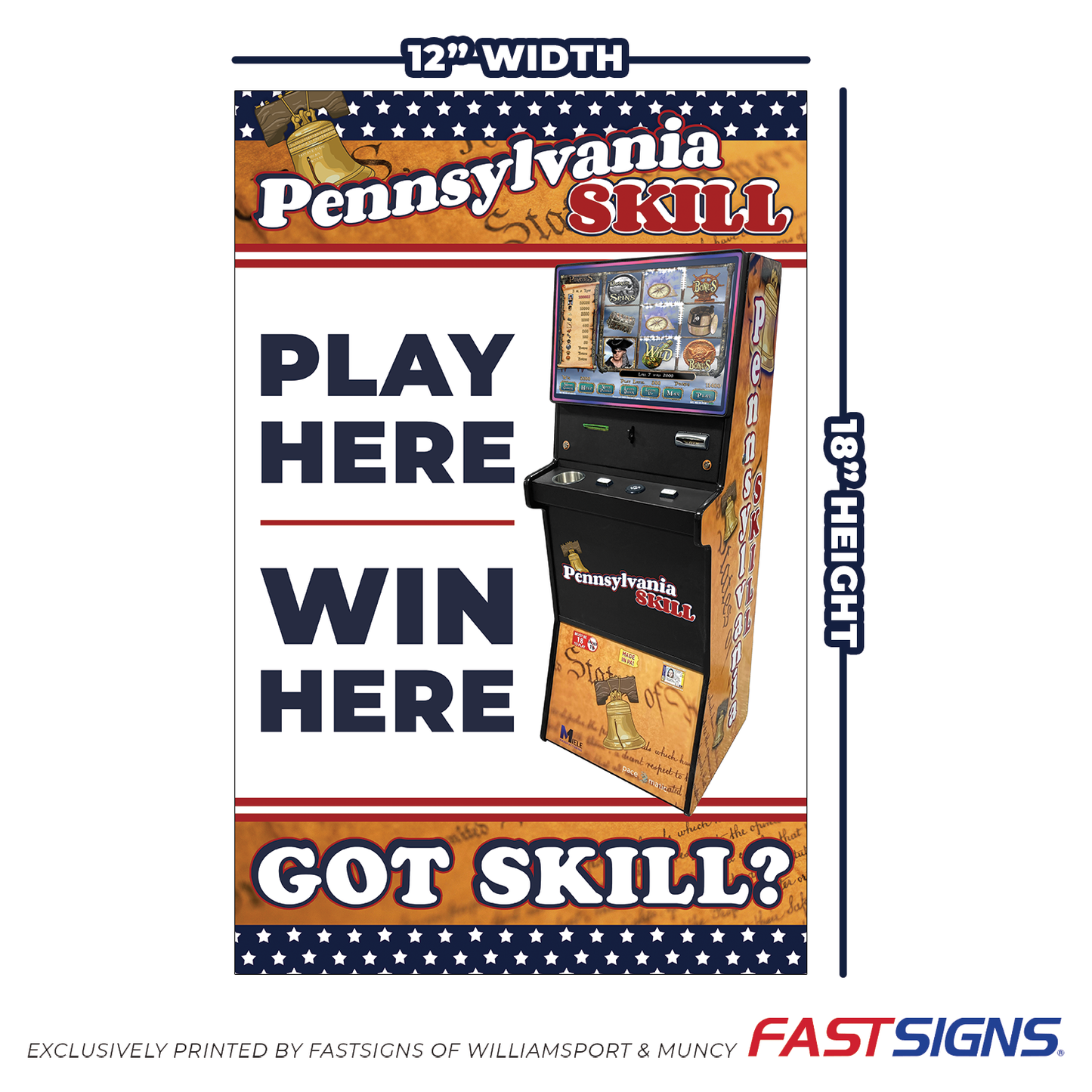 Poster: 18" x 12" UV Laminate