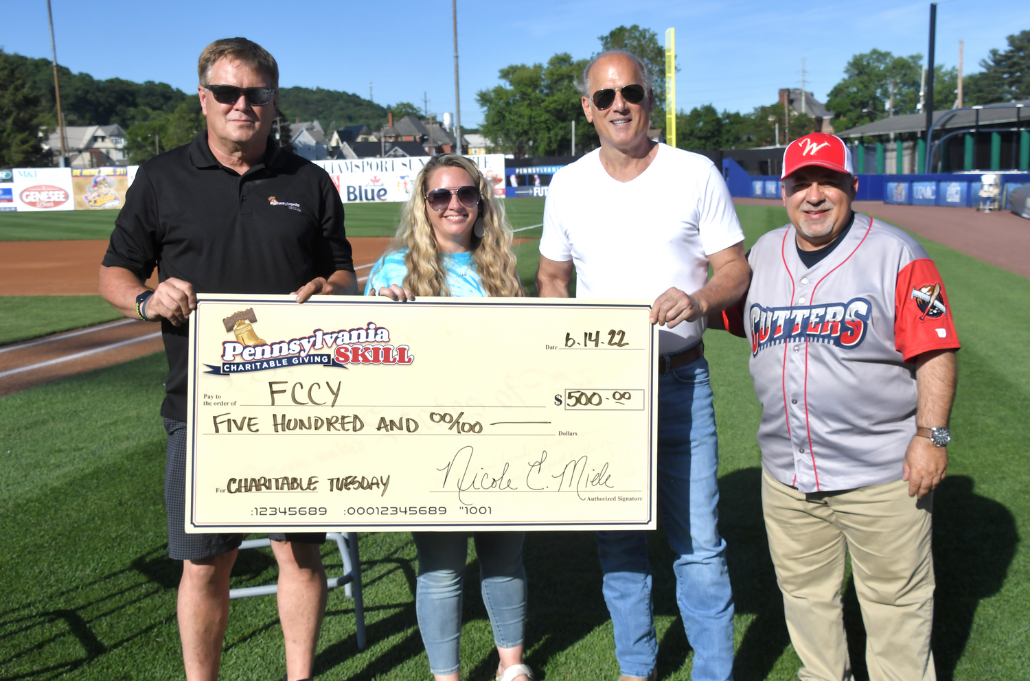 Pennsylvania Skill (PA Skill) is an annual sponsor of the Charitable Tuesday events held at the Williamsport Crosscutters Minor League Baseball Stadium