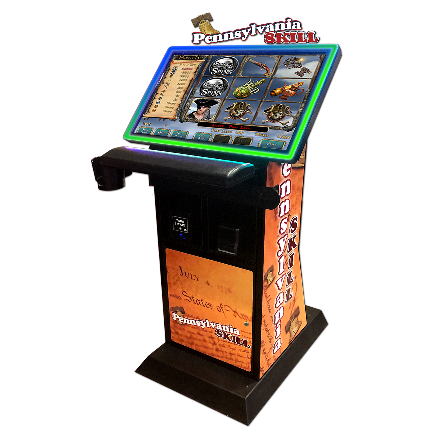 Pennsylvania Skill (PA Skill) Viking cabinet built by Miele Manufacturing and powered by Pace-O-Matic (POM).
