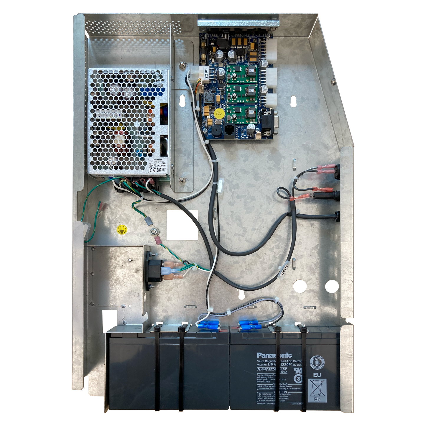 The eCash Power Control Box Assembly is a compatible component for Miele Manufacturing's eCash TRT model.