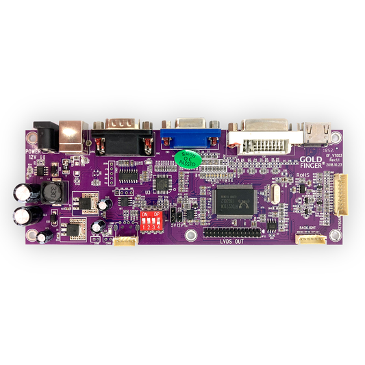 An AD Board is used in all motherboards for I/O control and power.