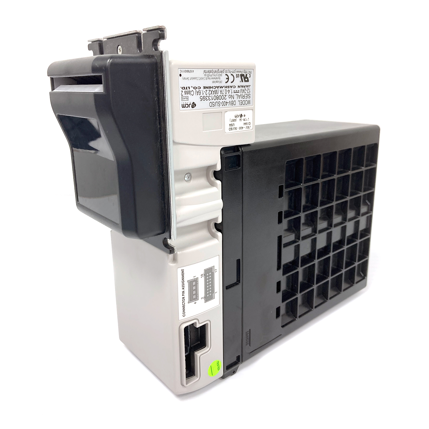 Refurbished JCM DBV-400: 1,000 note stacker – Miele Manufacturing Refurbished JCM DBV-400: 1,000 note stacker – Miele Manufacturing