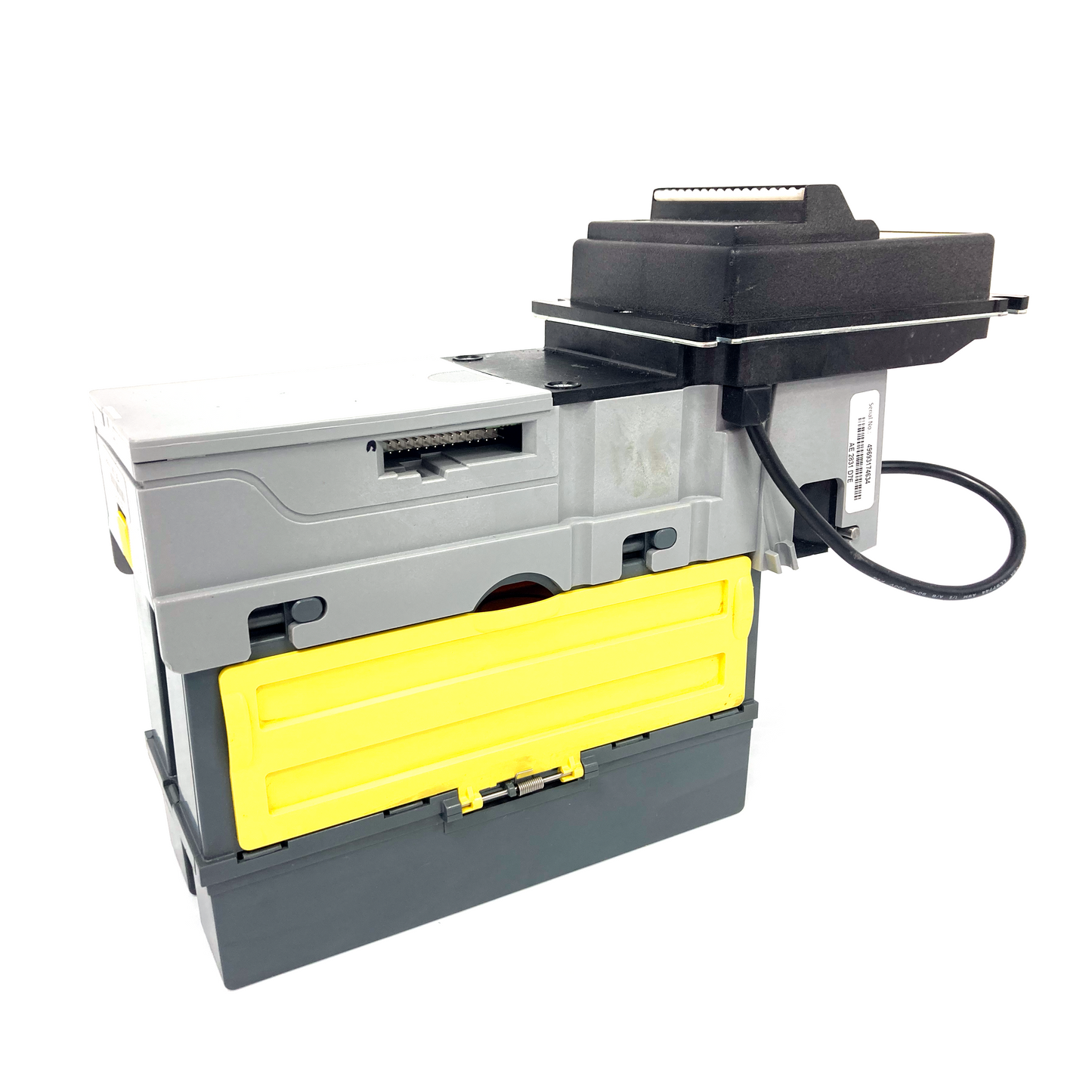 The MEI Bill Acceptor with Extended Nose is used for Centurions and can be adapted to work with other cabinets with the right faceplate.