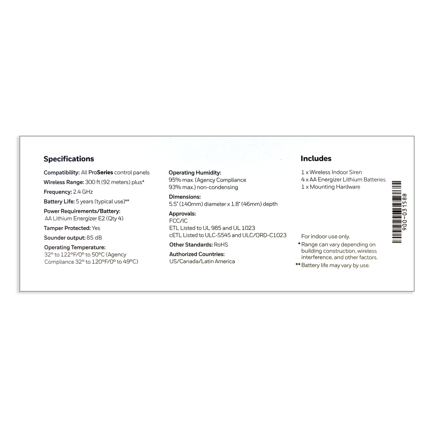 Sold by Miele Manufacturing. This siren delivers big benefits to you and your customers: easy professional installation, remote monitoring/diagnostics, 128-bit AES encryption and tamper protection.