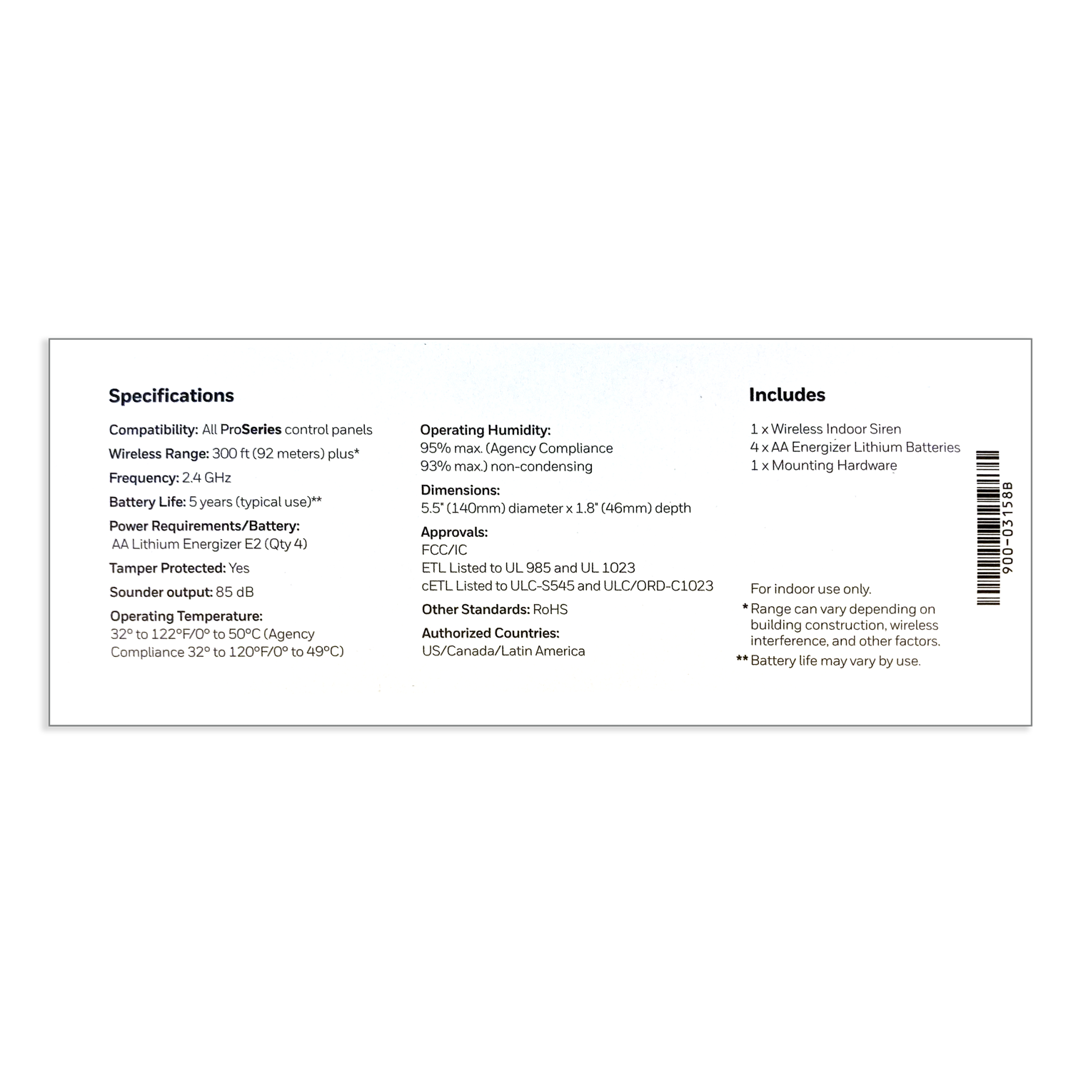 Sold by Miele Manufacturing. This siren delivers big benefits to you and your customers: easy professional installation, remote monitoring/diagnostics, 128-bit AES encryption and tamper protection.
