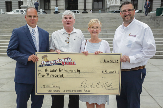 Pennsylvania Skill Donates $30,250 to Organizations at the Capitol