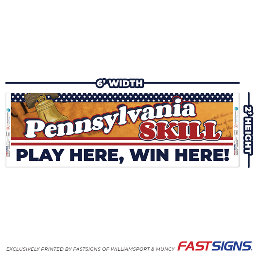 Vinyl Banner with Grommets: Pennsylvania Skill