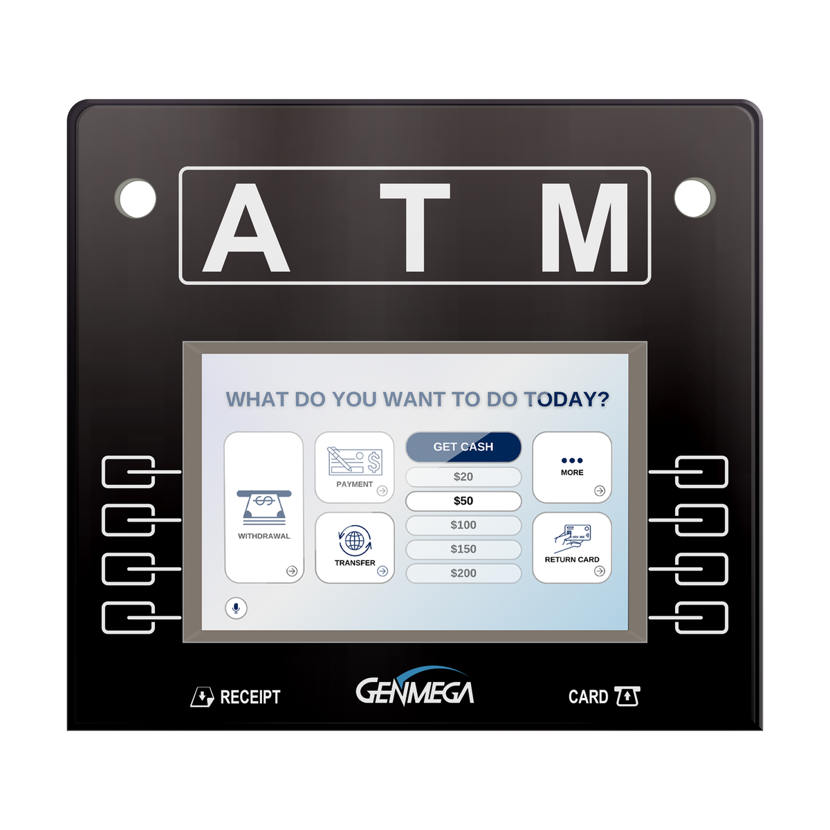 Genmega B3 Keypad Complete Assembly LCD, Bezel, and Monitor: Genmega Onyx – Miele ...