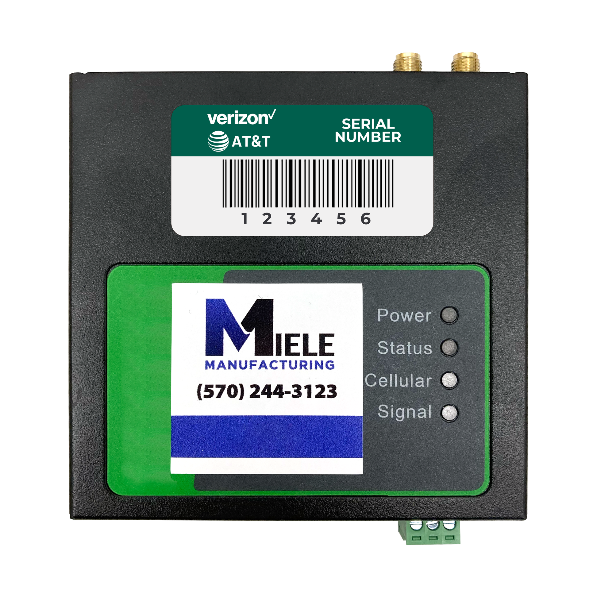 M 22 Wireless Connectivity Device. Miele Manufacturing’s wireless plan connects you to your locations with the nation’s leading carriers, Verizon and AT&T, allowing you to pay only for the data used. With no contract required, you can suspend your data plan at any time.