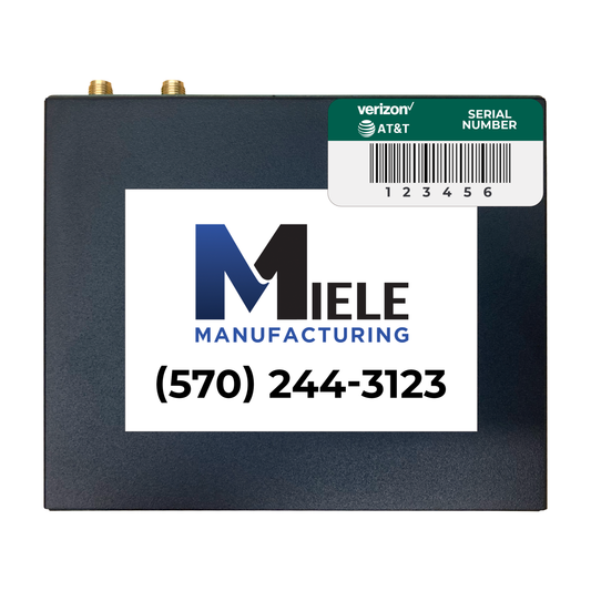 M 55 Wireless Connectivity device. Miele Manufacturing’s wireless plan connects you to your locations with the nation’s leading carriers, Verizon and AT&amp;T, allowing you to pay only for the data used. With no contract required, you can suspend your data plan at any time.