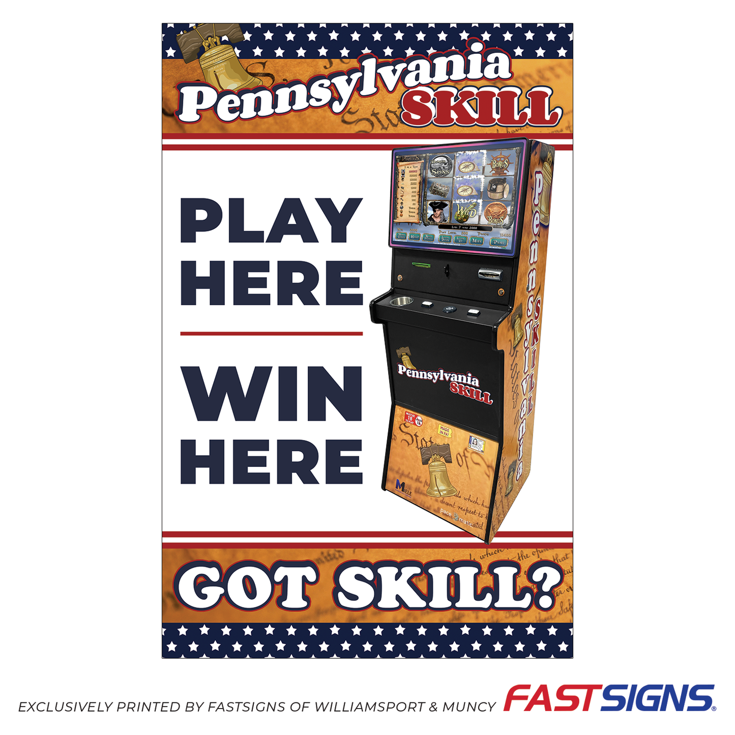 UV Laminate Poster: Pennsylvania Skill