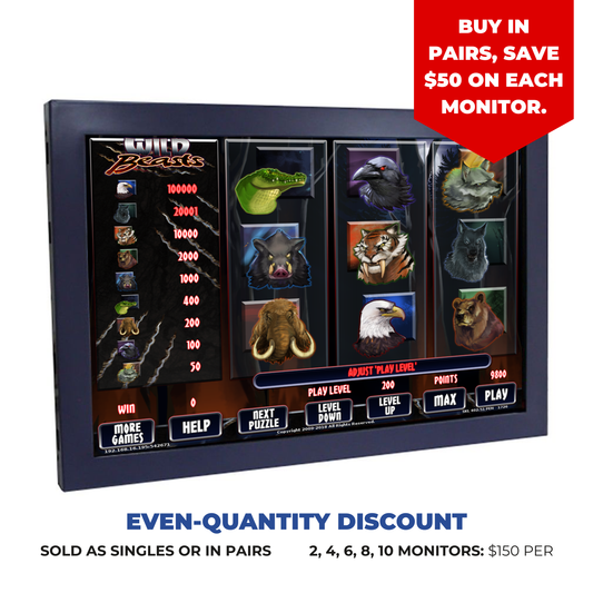 22" New Goldfinger Monitor: Even-Quantity Discount