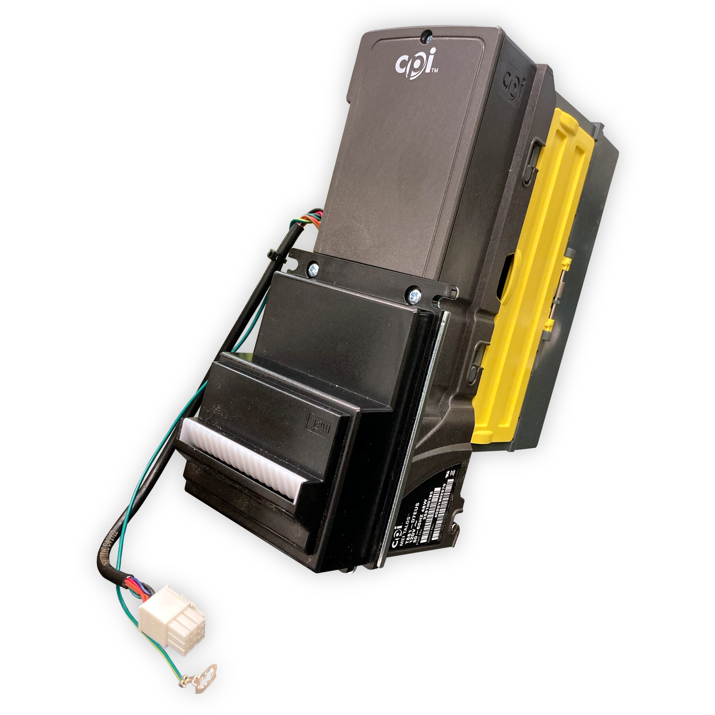 The CPI Bill Acceptor 100% backwards capability enables seamless integration with existing bezels to streamline spares inventory.