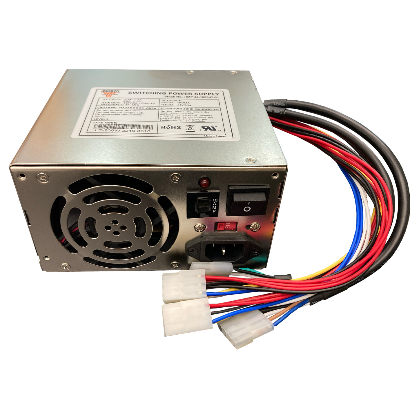 Sold by Miele Manufacturing. 200-Watt Power Supply with Resistor  W/S JT Power Cord