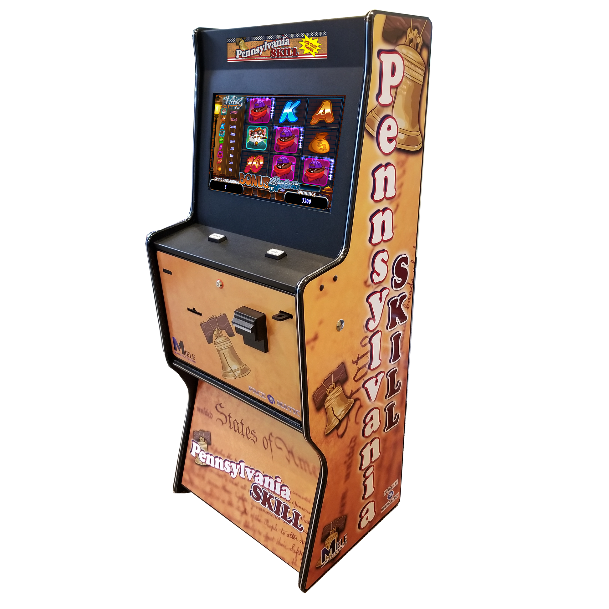 Freshen up your Pennsylvania Skill Spartan with a new Cabinet Wrap to make your game(s) stand out in any location.